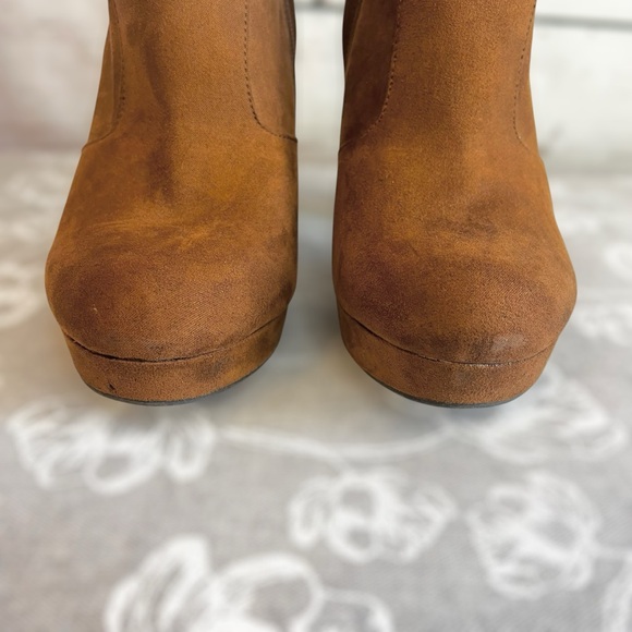 Mossimo Supply Co. Brown Boots Ankle Booties Size 8 - Picture 7 of 16